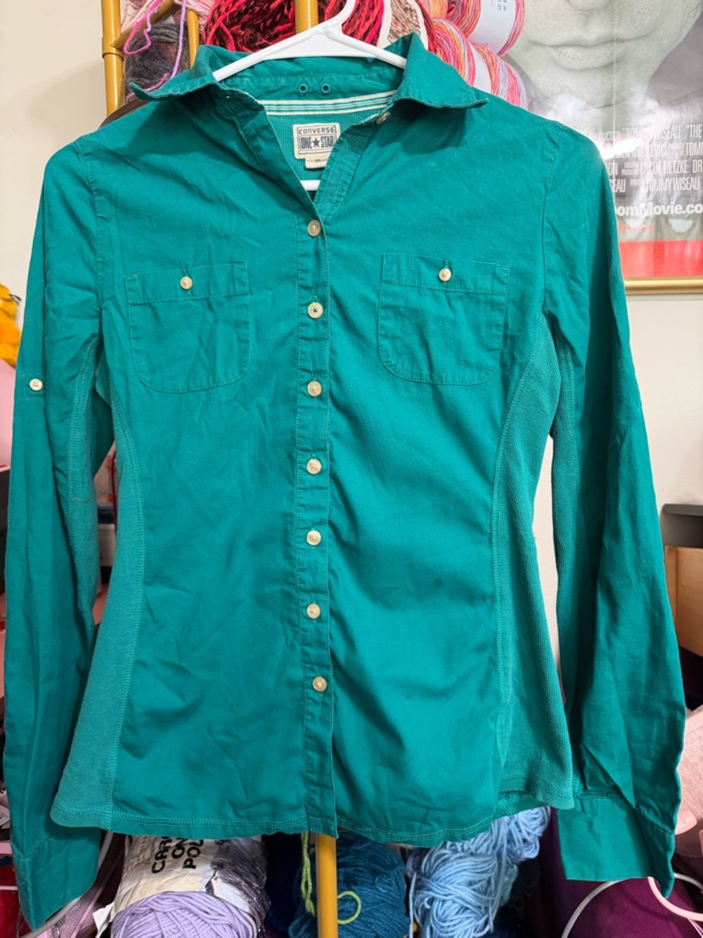 Classic Converse One Star Button Up Shirt